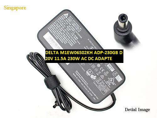 *Brand NEW* 20V 11.5A 230W AC DC ADAPTE DELTA M1EW06S02KH ADP-230GB D POWER SUPPLY - Click Image to Close